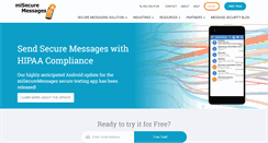 Desktop Screenshot of misecuremessages.com